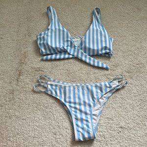 A 2 piece bathing suit
